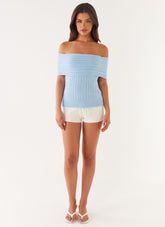 Rosen Knit Top - Blue